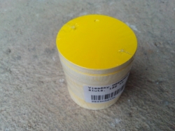 Visačky KRUH 45 mm, žluté, 180 ks 