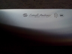Nůž 25cm, SANELLI AMBROGIO - tenký plátek 