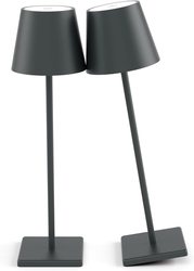 LED - přenosná stolní lampa dobíjecí s baterií 5500 mAh, plynule stmívatelná, dotyková