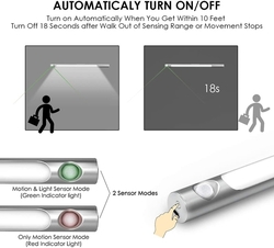 LED světlo magnetické, dobíjecí s pohybovým senzorem
