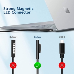Napájecí zdroj pro Laptop 15V/2,58A + 5V/1,0A, konektor Surface Pro 4, kompatibilní pro Surface Pro 3 4 5 6 .Laptop AC Adapter Charger 