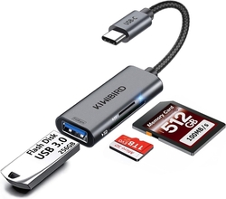 KiWiBiRD - USB C čtečka SD karet a flash disků