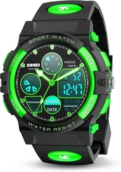 Digitální hodinky chlapecké EUCOCO - zeleno-černé
