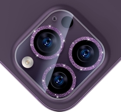 UniqueMe (3 kusy) Ochrana fotoaparátu pro iPhone 14 Pro/iPhone 14 Pro Max - Rainbow
