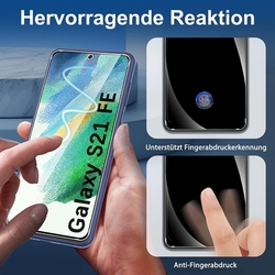 UniqueMe - (3 + 2 kusy) ochranná skla pro Samsung Galaxy S21 Fe 5G
