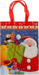  Sada dárkových tašek Vánoční tašky Dárkové tašky s uchem k plnění, opakovaně použitelné (24 x 18 x 7 cm - balení po 12 ks, vánoční čas)