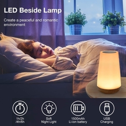 LED lampa na noční stolek