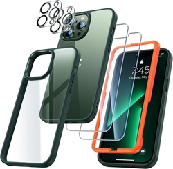 Pouzdro UniqueMe pro iPhone 13 Pro Max - barva zelenočerná