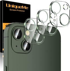 UniqueMe (3 kusy) Ochrana fotoaparátu pro iPhone 13/iPhone 13 mini - zelené