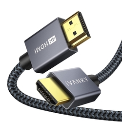 Kabel HDMI / HDMI, pozlacený konektor, 4K UHD, 2m, nylon, kvalitní