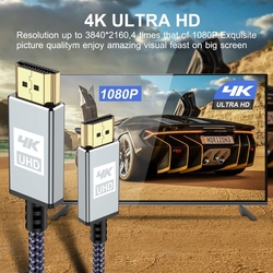 Kabel HDMI, pozlacený konektor, 4K Ultra HD, HIGH SPEED, 15m, kvalitní