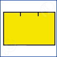 Etikety do kleští CONTACT 25x16mm, signální žluté, (hranaté) 