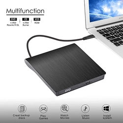 Externí, CD, DVD mechanika s USB 3.0, port USB mini - VYBALENO