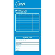 Paragon, zjednodušený daňový doklad, číslovaný, 2x50 listů
