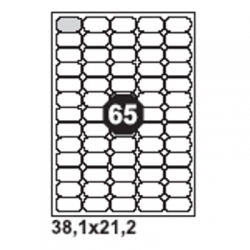 Print etikety A4, 38,1x21,2mm, 100 listů       