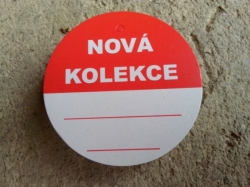 Visačky KRUH 58, NOVÁ KOLEKCE, 60 ks