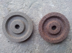 Sada brusných kotoučů CELME, pr. 40mm, šířka 8mm, otvor 6mm, brusný a srovnávací 