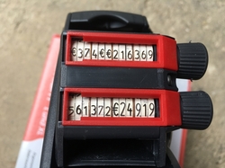 Etiketovací kleště CONTACT premium 24.37, dvouřádkové