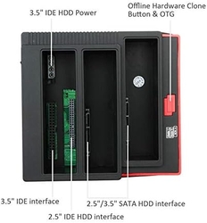 Bruce & Shark - Dokovací stanice 3 IDE HDD/SSD IDE & SATA 2,5″/3,5″ 