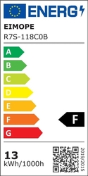 EIMOPE R7s LED žárovka 118 mm 20 W, neutrální bílá 4500 K, NAHRAZURE 200w