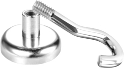 Magnetická oka - sada 10 ks s neodymovým magnetem a nosností do 18 kg