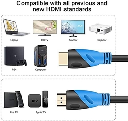 Rommisie 4K 60HZ HDMI kabel 20m