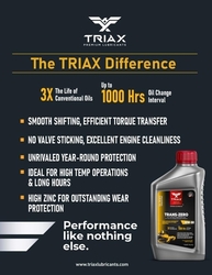 TRIAX Trans Zero 20W-50 - Plně syntetický hydrostatický převodový olej 946 ml (6x946ml)