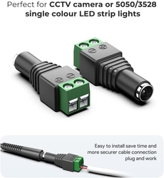 TAIFU - JBL 5V 9V 12V 17V 1A 2A 3A USB DC adaptérový kabel na jack 5,5 x 2,1 mm se 7 konektory