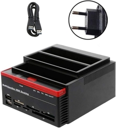 Bruce & Shark - Dokovací stanice 3 IDE HDD/SSD IDE & SATA 2,5″/3,5″ 