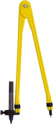 Kružítko, velikost 35 cm, plast, nastavitelné, barva-žlutá