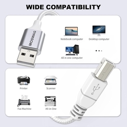 Kabel MOSWAG USB pro tiskárnu/skenování - 10 metrů