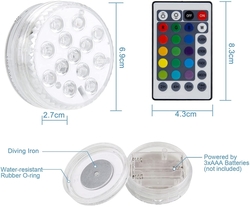 LED světlo pod vodní hladinu s RF dálkovým ovládáním