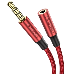 MOSWAG 10 m stereo audio prodlužovací kabel 3,5 mm samec-samice