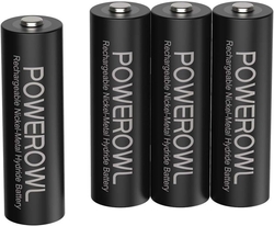 Dobíjecí baterie POWEROWL 4 × AA 2800mAh 1,2V LR6 NiMH, 1200 cyklů
