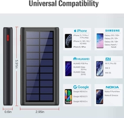 POWER Banka se solárním článkem s kapacitou 26800 mAh, model HX-160Y9