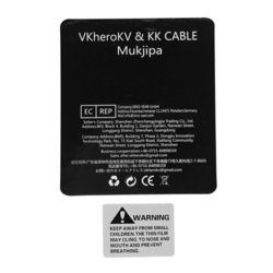 Reproduktorový kabel Bi-Wire VKheroKV & KK CABLE Mukjipa - k4B-2B, pletený