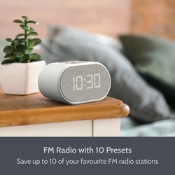 Digitální budík s rádiem / FM  a USB portem - i-box Lite 