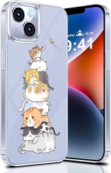 Pouzdro kompatibilní s Apple iPhone 14 - transparentní - s obrázkem