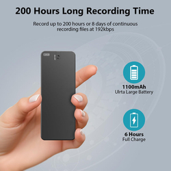 Diktafon Tonnlog 128GB