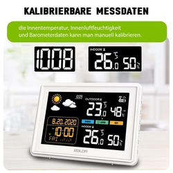 Rádiem řízená meteostanice BALDR s venkovním senzorem DCF