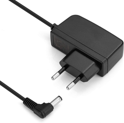 Napájecí zdroj 9V/1A - AUKRU, jack 5,5 / 2,1 mm zahnutý 90°, kabel 1,5 metru