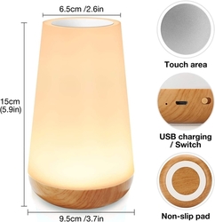 LED lampa na noční stolek