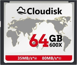 Compact Flash karta Cloudisk (64 GB) pro fotoaparáty