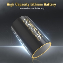 POWEROWL CR2 baterie 3V Lithium 6 kusů