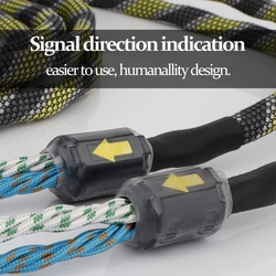 High-End reproduktorový kabel - bezkyslíkatá měď, 2x 6,3 mm² / 2,5 m