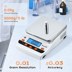 Bonvoisin - Laboratorní přesná váha 5000 g x 0,01 g 