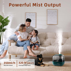 Zvlhčovač BEAR 5L s horním plněním, ultra tichý 28dB