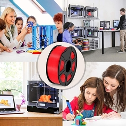 Filament SUNLU PLA do 3D tiskárny, barva červená - VYBALENO