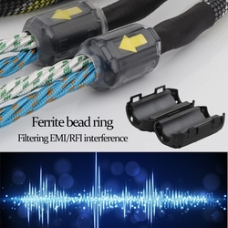 High-End reproduktorový kabel - bezkyslíkatá měď, 2x 6,3 mm² / 2,5 m