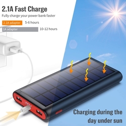POWER Banka se solárním článkem s kapacitou 26800 mAh, model HX-160Y9